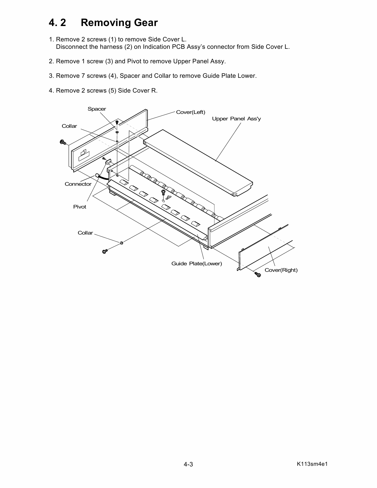 KIP K-113 Stacker Service Manual-4